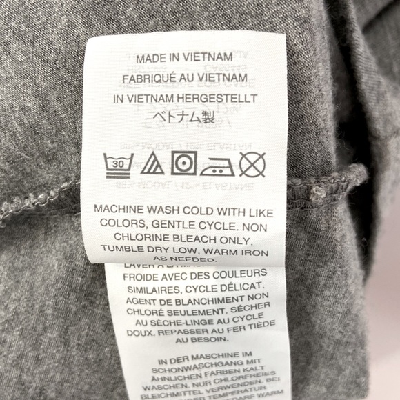 J.Crew Heather Gray Jersey Mock Neck Swing Dress with Side Pockets Size S - Picture 7 of 8